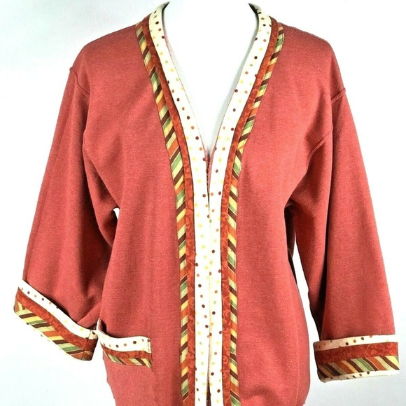 Twisted Sisters Open Front Cardigan Mixed Media - Picture 1 of 8